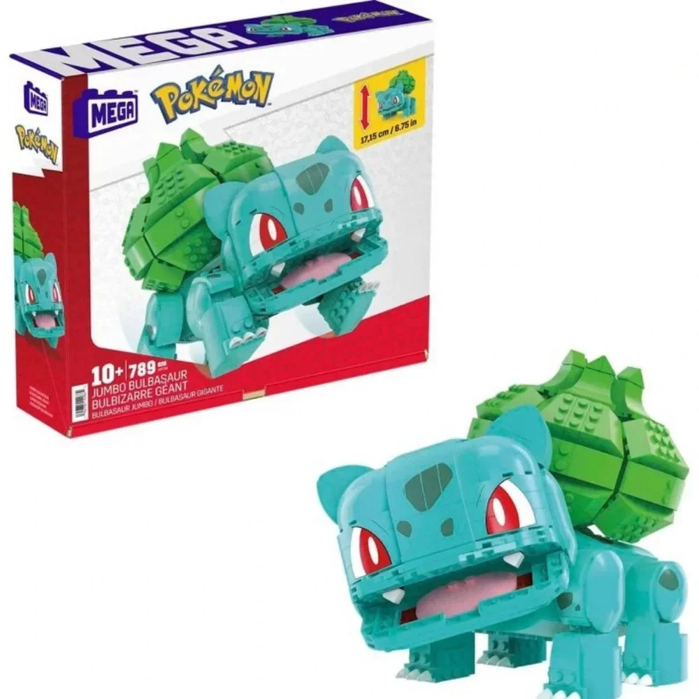Mega Pokémon Bulbasaur Building toy kit with 1 action Figure-789 pcs